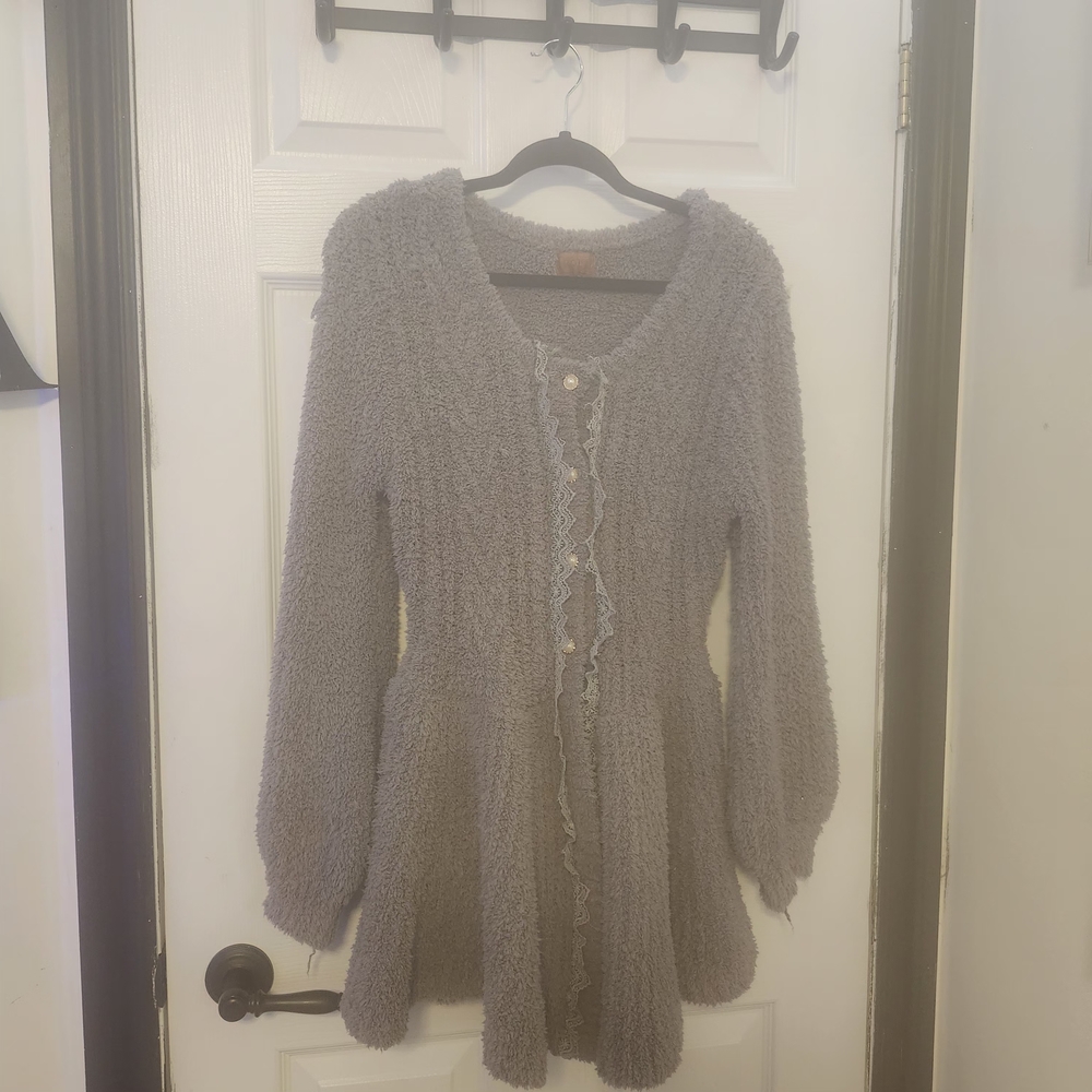 POL Gray Mini Dress